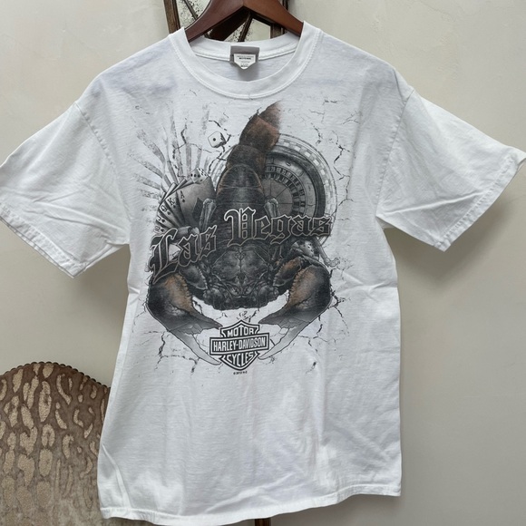 Harley-Davidson Other - Harley-Davidson White Las Vegas Graphic Tee
